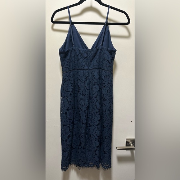 ASTR The Label Womens Blue Lace Spaghetti Strap Dress Size small - Picture 2 of 5